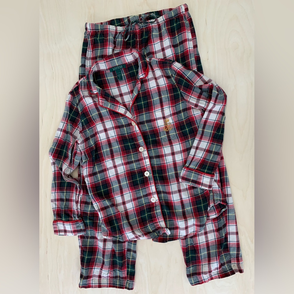 Ralph Lauren cotton Plaid Pajamas